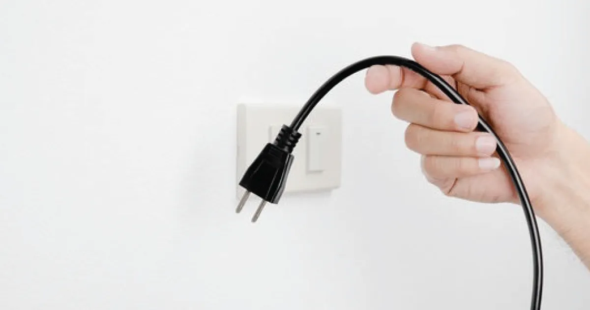 JUST UNPLUG IT!